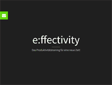 Tablet Screenshot of e-ffectivity.biz